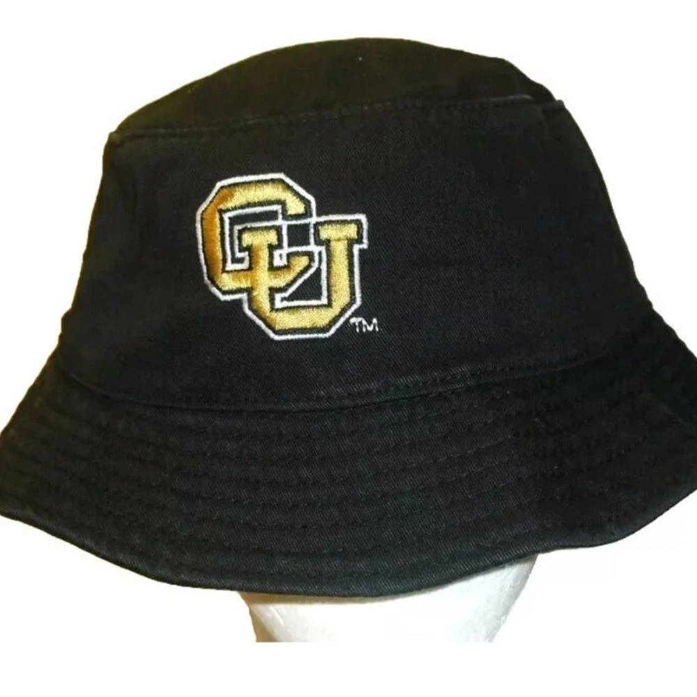 Colorado Buffaloes University Mens Black Bucket hat sz. Large/XL New Ncaa